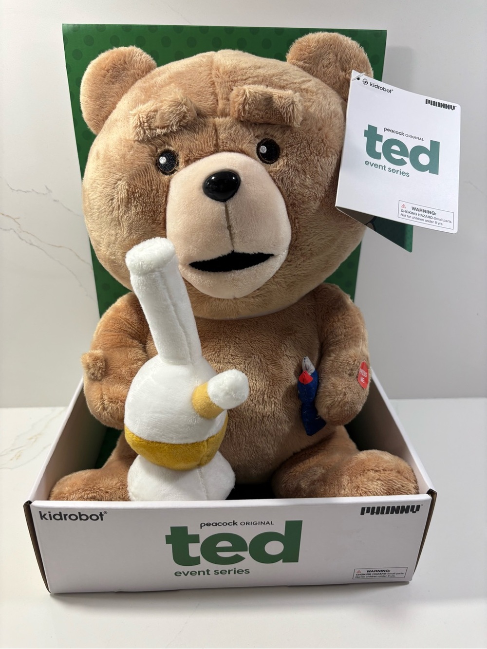 Kidrobot Ted Television Show Talking Ted Plush *NEW*